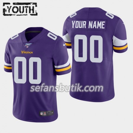Minnesota Vikings Tröjor Custom Nike Lila I 100th - Barn Minnesota Vikings Tröjor Custom Nike Lila I 100th - Barn